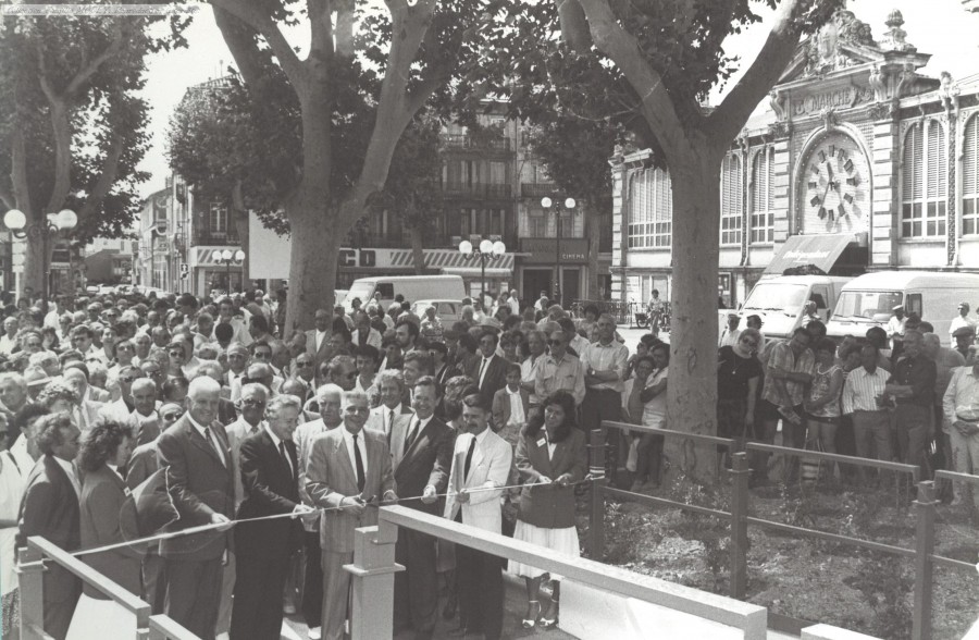 Inauguration du Cours Mirabeau et du parking 27 juin 1987
