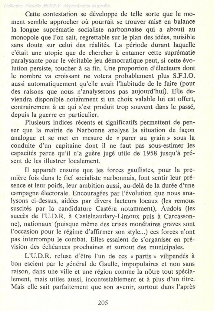 Extrait Midi Libre du 6 décembre 1968