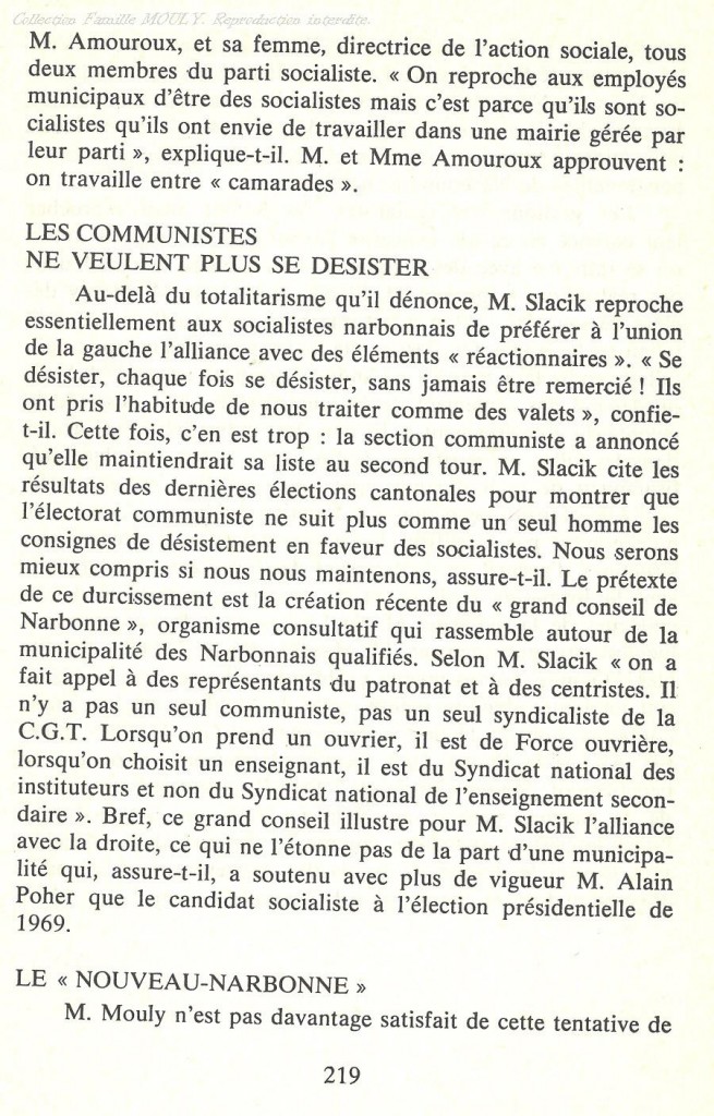 Le Monde du 13 février 1971