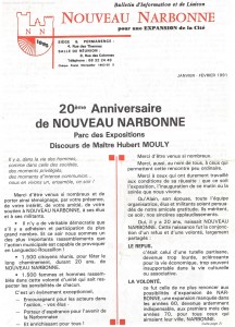 bulletin nouveau narbonne février 1991