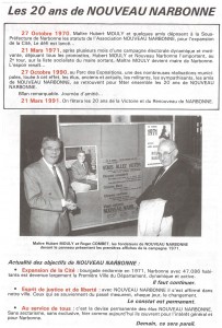 bulletin nouveau narbonne février 1991